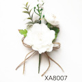 Wholesale Artificial Flower Silk Rose Simulation Picks for Christmas Decoration Xmas Ornament